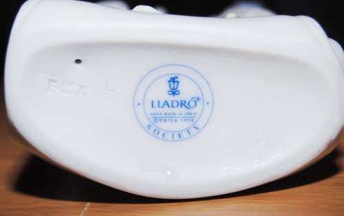Lladro Society Scroll  Advertising Sign 1998