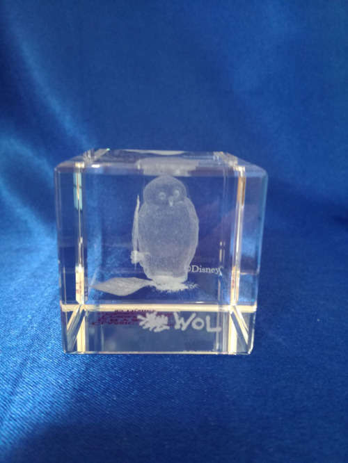 Owl Crystal Paperweight 3D Beatrix Potter 56463 By Country Artists *