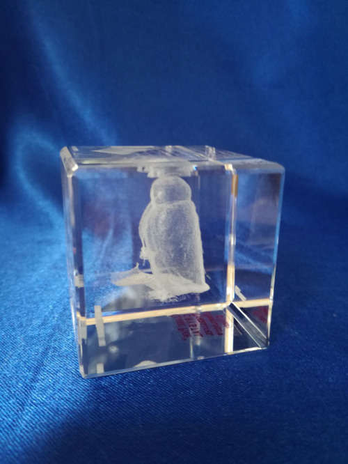 Owl Crystal Paperweight 3D Beatrix Potter 56463 By Country Artists *