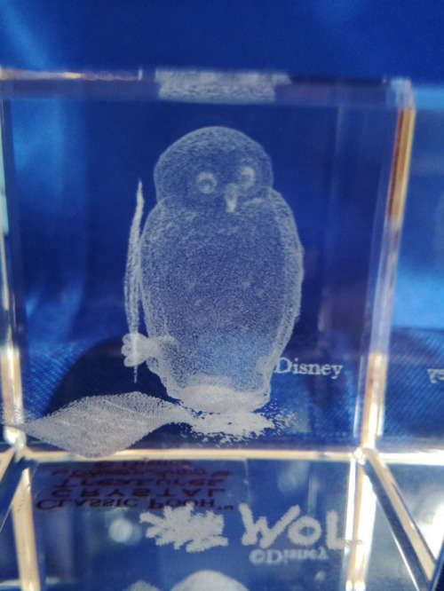 Owl Crystal Paperweight 3D Beatrix Potter 56463 By Country Artists *