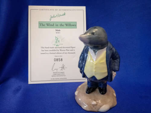 Beswick Mole Wind in the Willow Ltd Edt