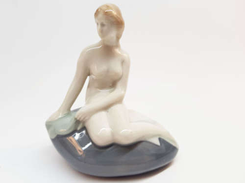Vintage Wagner and Apel East German Porcelain Mermaid