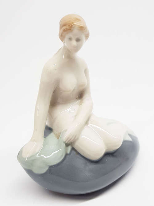 Vintage Wagner and Apel East German Porcelain Mermaid