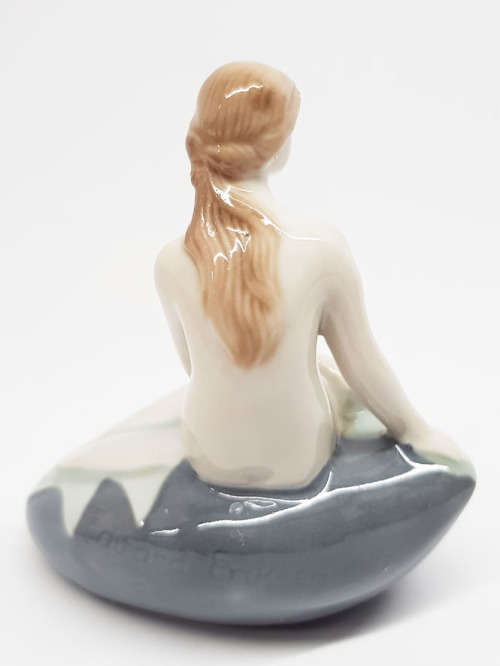 Vintage Wagner and Apel East German Porcelain Mermaid
