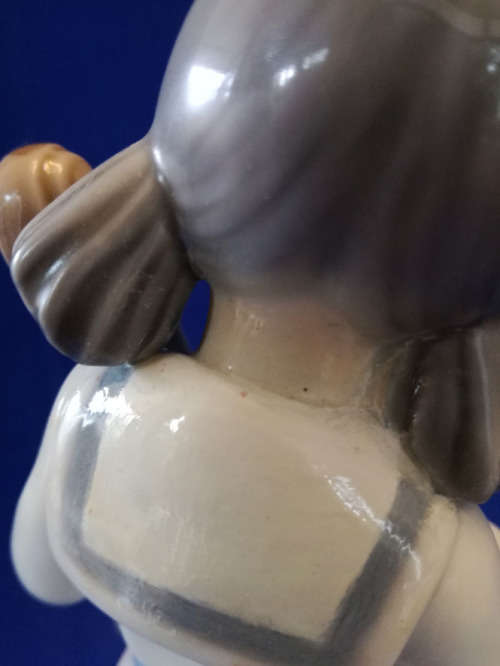 Lladro Nao Girl Playing Cello