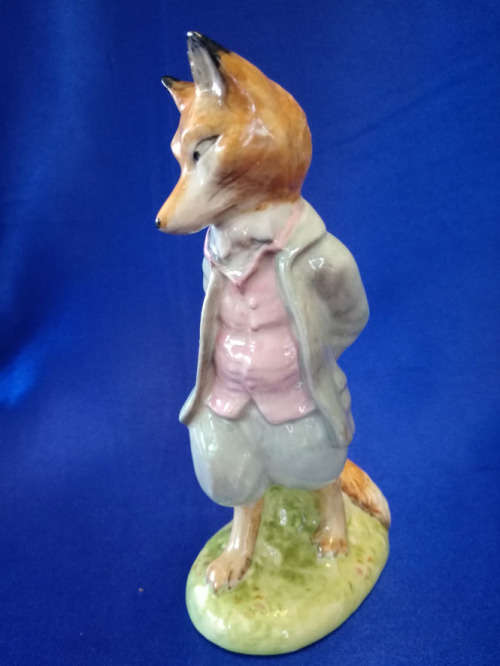 Beswick  Beatrix Potter ` Foxy Whiskered Gentleman`1277 Gold #