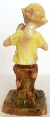 Royal Worcester Peter Pan Boy Figurine F. Gertner #
