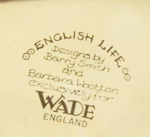Vintage Wade England Miniature Rectangular Milk/Cream Jug Village Dairy Designs