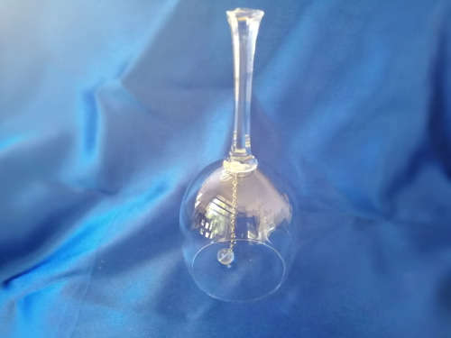Large Clear Glass Bell