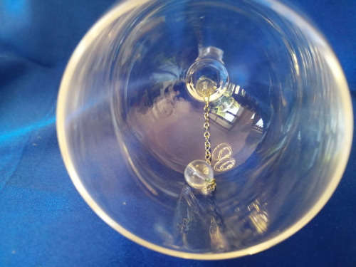 Large Clear Glass Bell