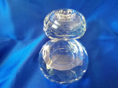 Stunning Cut Glass Tealight Holders
