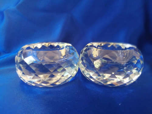 Stunning Cut Glass Tealight Holders