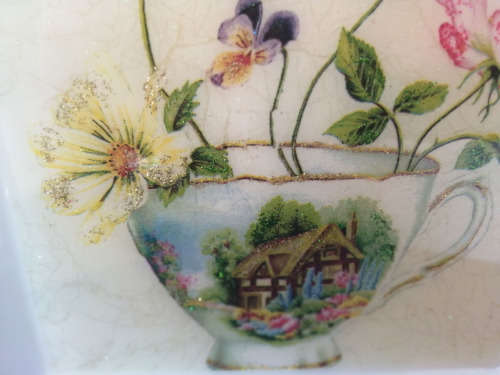 Square Beautiful Ceramic Tray - Dish