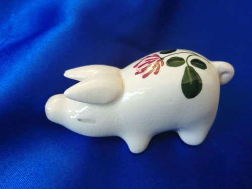 Plichta London pottery Miniature pig thistle Wemyss