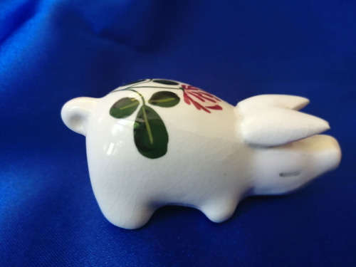 Plichta London pottery Miniature pig thistle Wemyss