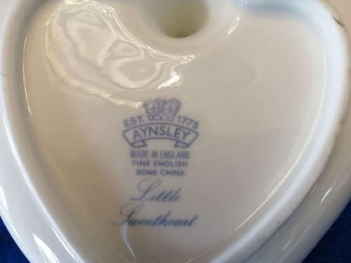 Aynsley Bone China Sweetheart Ring Dish