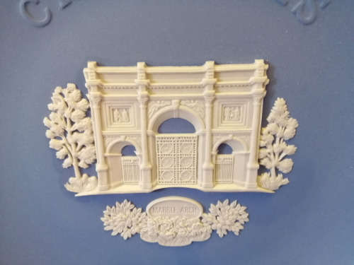 Vintage Wedgwood Jasper Blue Christmas 1981 Marble Arch  #