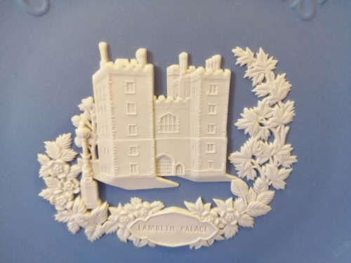 Vintage Wedgwood Jasper Blue Christmas 1982 Lambeth Palace  #