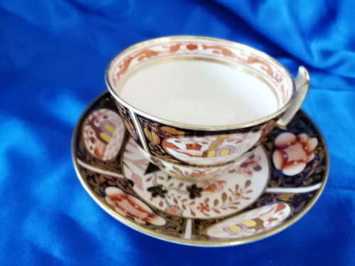 RARE!! GEORGIAN IMARI PATTERN CUP and SAUCER CIRCA 1820, NEAR MINT CONDITION!!! 198 YEARS OLD!!  #