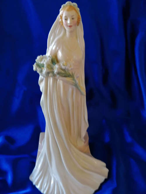 *ULTRA RARE* 1938 LARGE ROYAL DOULTON "WEDDING MORN" FIGURINE BY LESLIE HARRADINE *