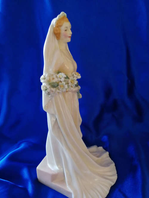 *ULTRA RARE* 1938 LARGE ROYAL DOULTON "WEDDING MORN" FIGURINE BY LESLIE HARRADINE *