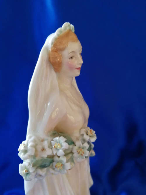 *ULTRA RARE* 1938 LARGE ROYAL DOULTON "WEDDING MORN" FIGURINE BY LESLIE HARRADINE *