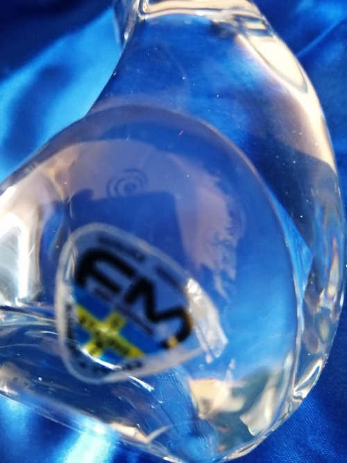 INCREDIBLE RONNEBY SOLID CRYSTAL,SWEDISH ART FROG!!! *HIGHLY VALUABLE* *INCREDIBLE PIECE* *