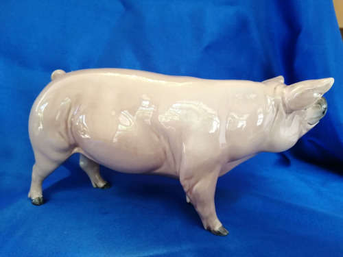 Vintage Large China Pig *