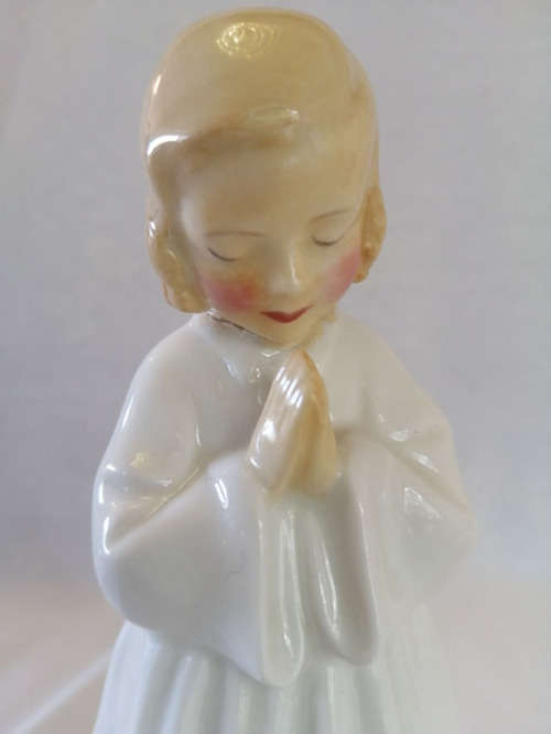 Early Royal Doulton Figurine HN1978 Bedtime Young Girl Saying Her Prayers *