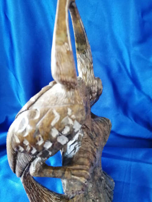 Large Stone Statue of two birds