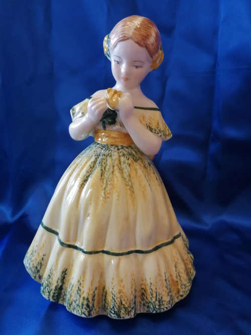 Vintage Hand painted Lady