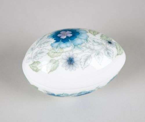 Wedgwood Clementine Large Egg Trinket Box  #