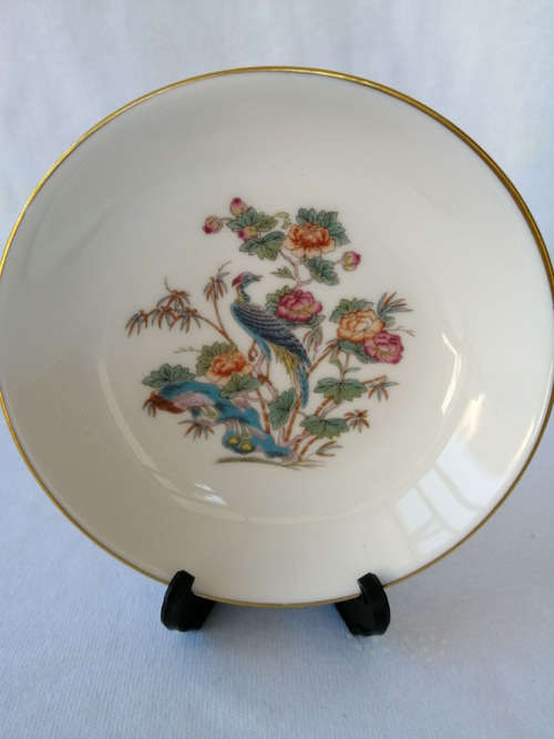 Wedgwood Kutani Crane Round Dish  #