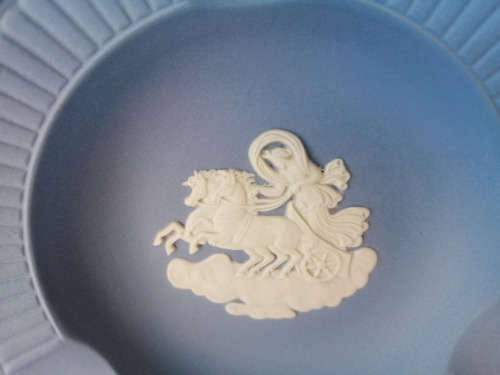WEDGWOOD BLUE JASPER ROUND TRAY  #