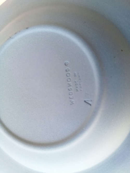WEDGWOOD BLUE JASPER ROUND TRAY  #