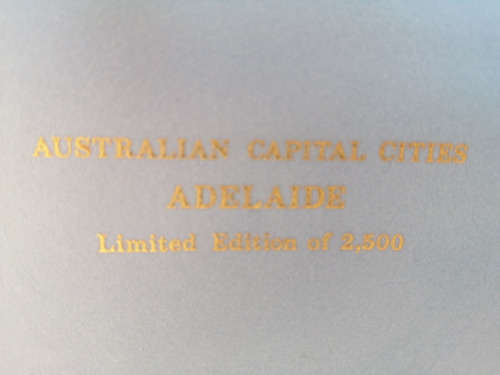 Vintage Wedgwood Jasper Blue Australian Capital Cities  Adelaide  LTD 2500  #