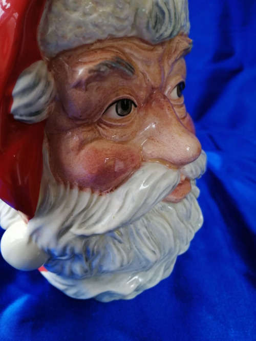 Royal Doulton England Christmas Santa Claus Large D6704 Toby Jug 1983