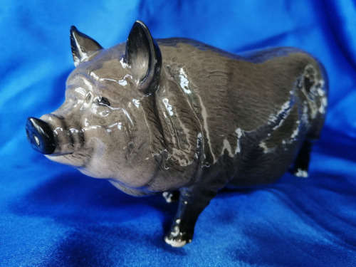 Royal Doulton Grey Vietnamese Pot Belly Pig