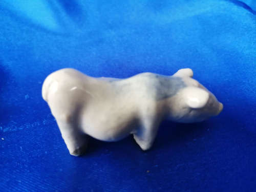 Antique China Pottery Pig Stoneware Salt Glaze