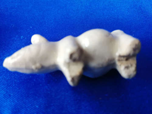 Antique China Pottery Pig Stoneware Salt Glaze