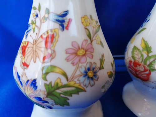 Aynsley Cottage Garden Pattern Salt and Pepper Shaker