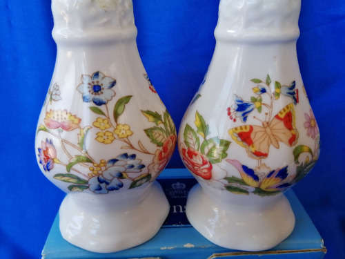 Aynsley Cottage Garden Pattern Salt and Pepper Shaker