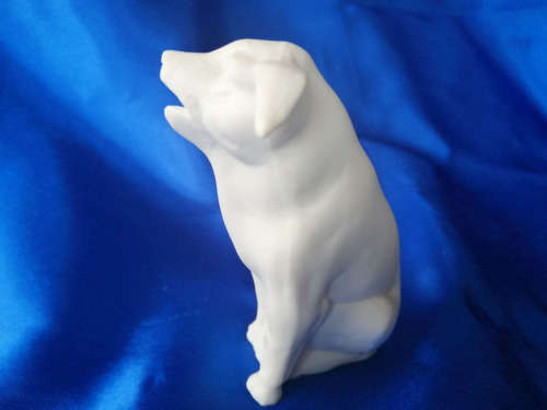 Old Bisque Pig Sitting