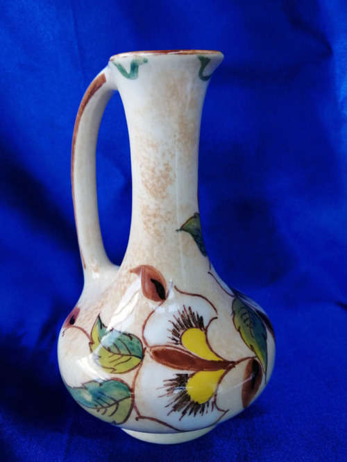 Vintage Gouda Pottery Hand Painted Jug 274 Irene Zenith