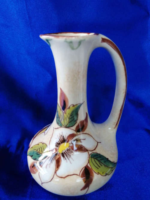 Vintage Gouda Pottery Hand Painted Jug 274 Irene Zenith