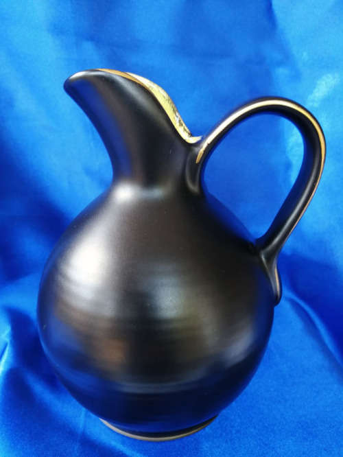 Vintage Gouda Pottery Hand Painted Jug