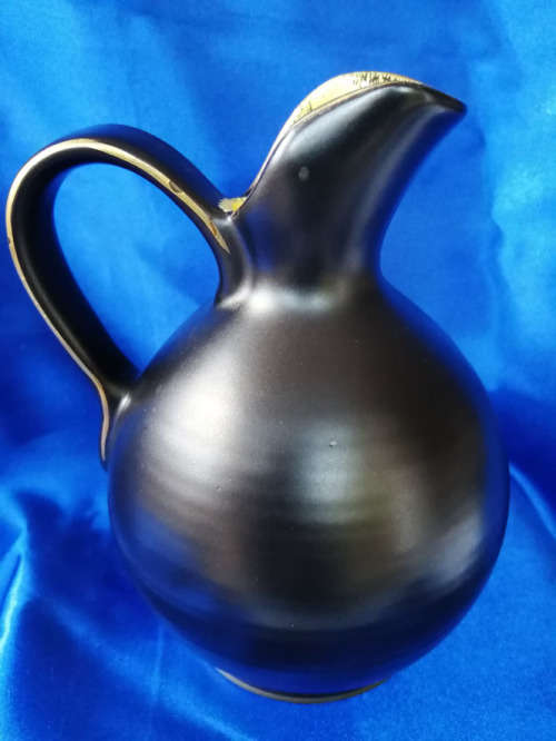 Vintage Gouda Pottery Hand Painted Jug