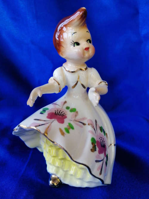 Vintage Capri Girl with big Dress