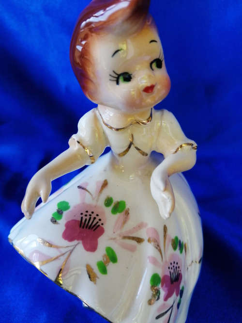 Vintage Capri Girl with big Dress