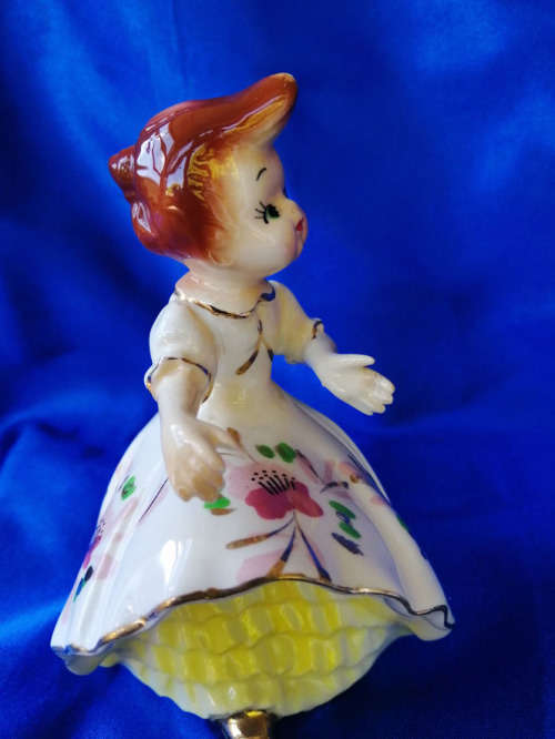 Vintage Capri Girl with big Dress